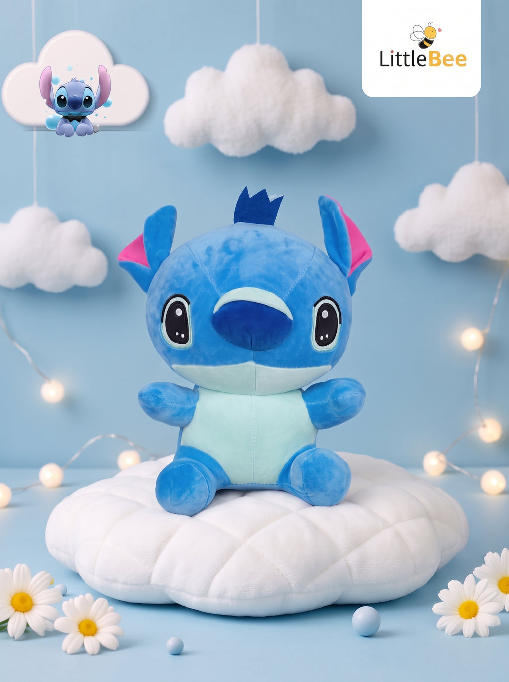 Premium Stitch Plush Soft Toy - 30cm | LittleBee