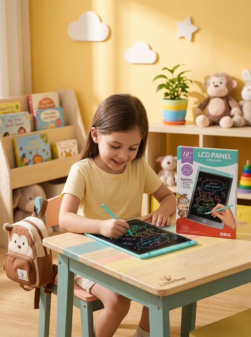 12-Inch LCD Magic Slate Writing Tablet for Kids – Reusable Drawing & Writing Pad | LittleBee