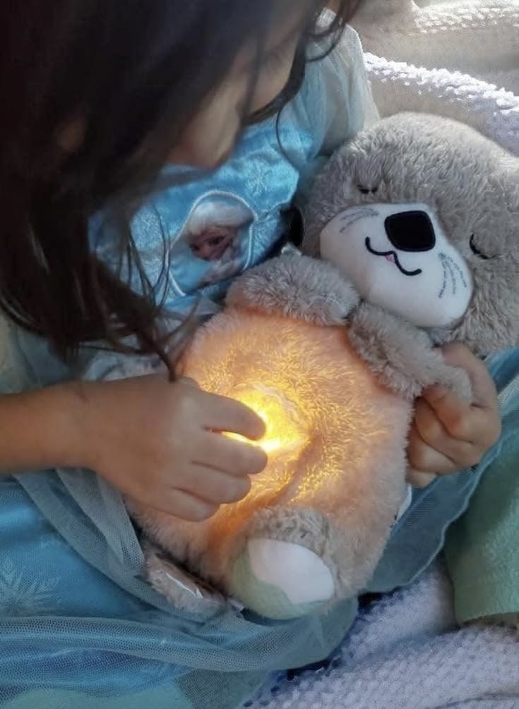 Breathing Teddy Bear Plush Toy | Sleep Soother with Light | LittleBee