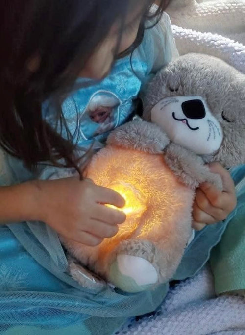 Breathing Teddy Bear Plush Toy | Sleep Soother with Light | LittleBee