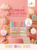 Shuttle Art Linear Roller Pen Set – 6 Pastel Magic Border Pattern Pens for Journaling, Scrapbooking, Planners & Creative Note Taking | LittleBee
