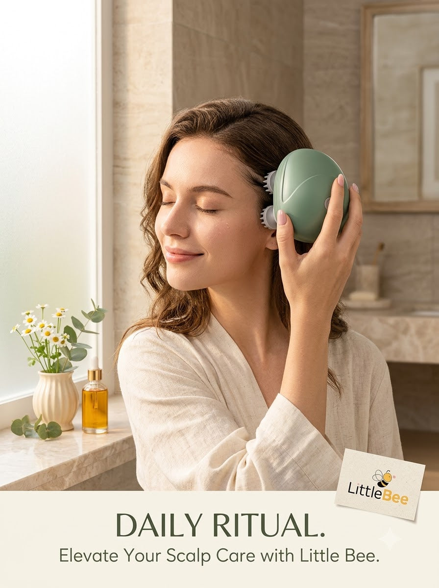 Smart Scalp Massager - Rechargeable Head & Scalp Massage Brush