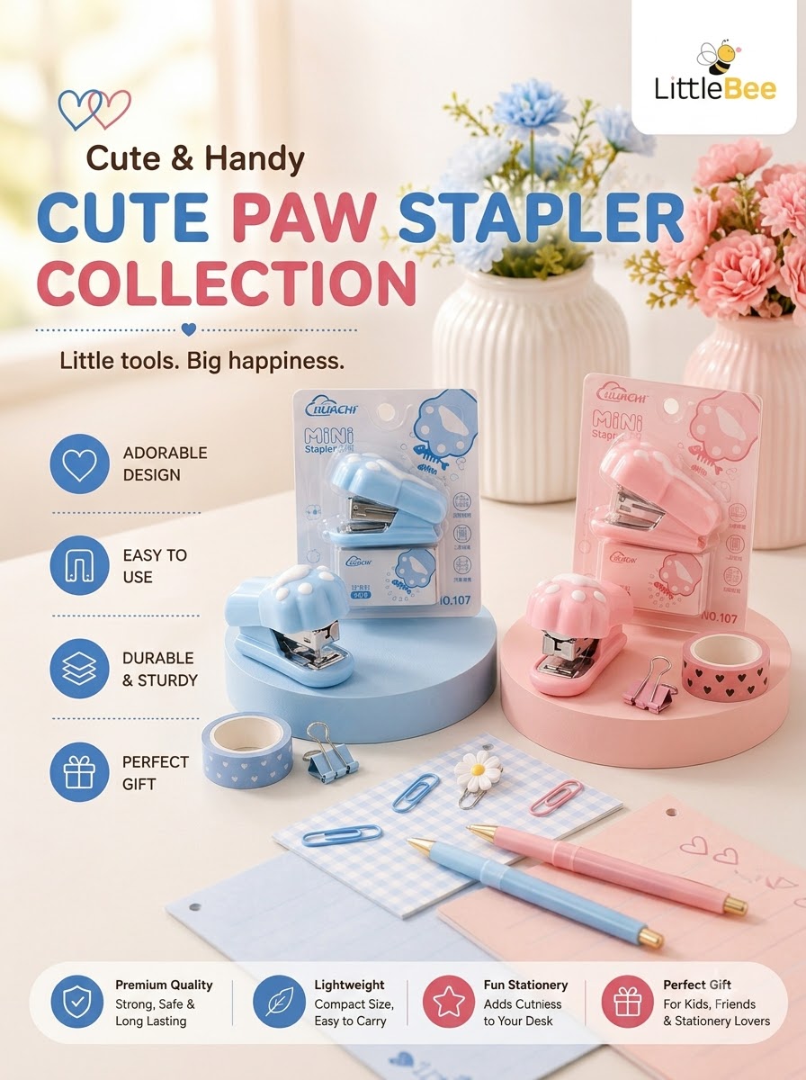 Cute Kawaii Mini Stapler | LittleBee