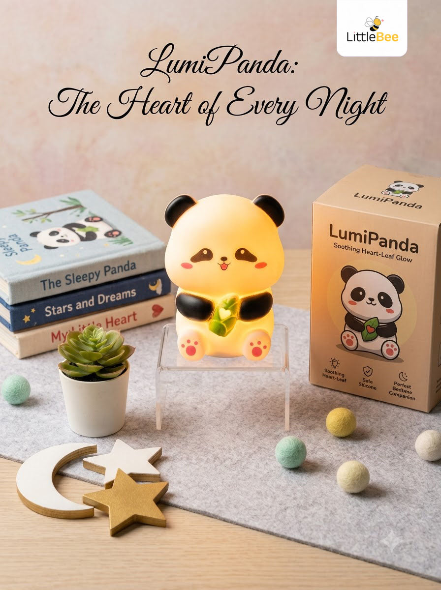 Cute Panda Night Light Lamp | LitteBee
