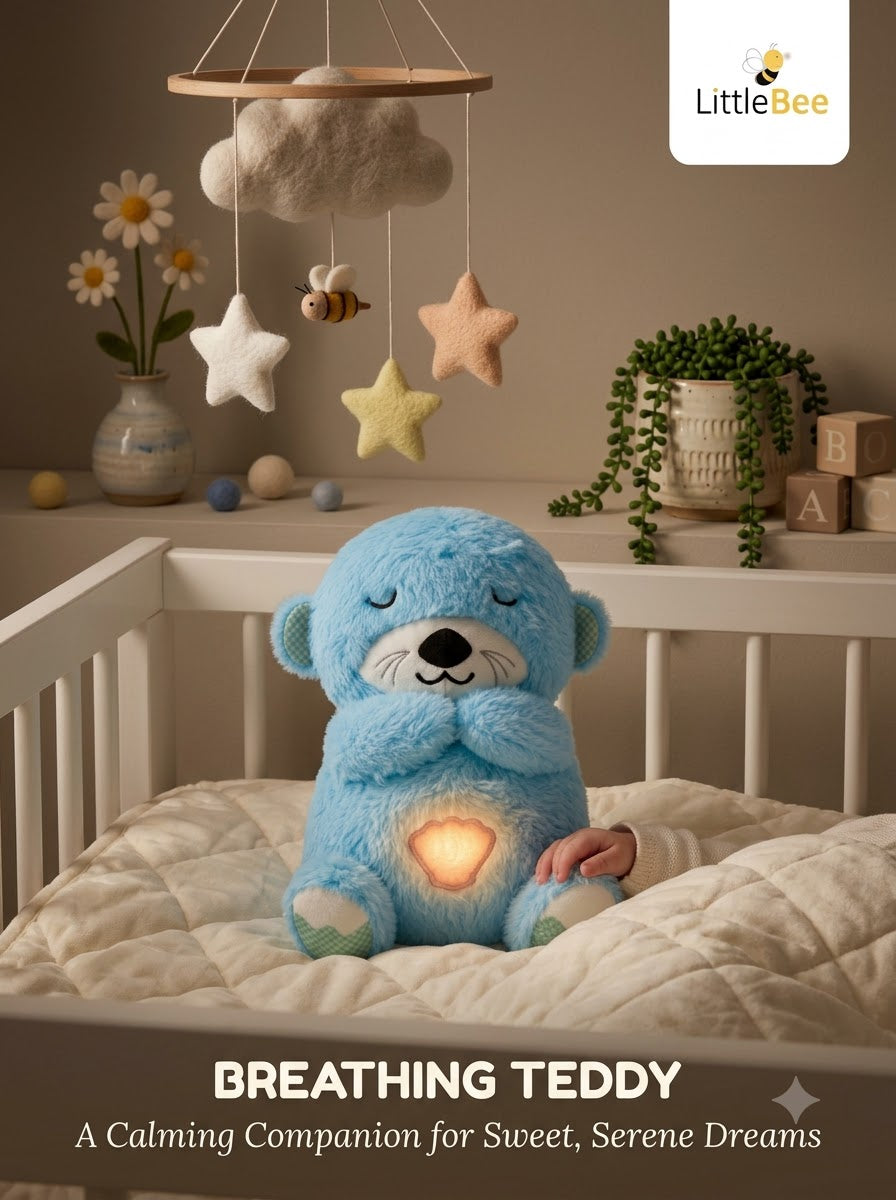 Breathing Teddy Bear Plush Toy | LittleBee
