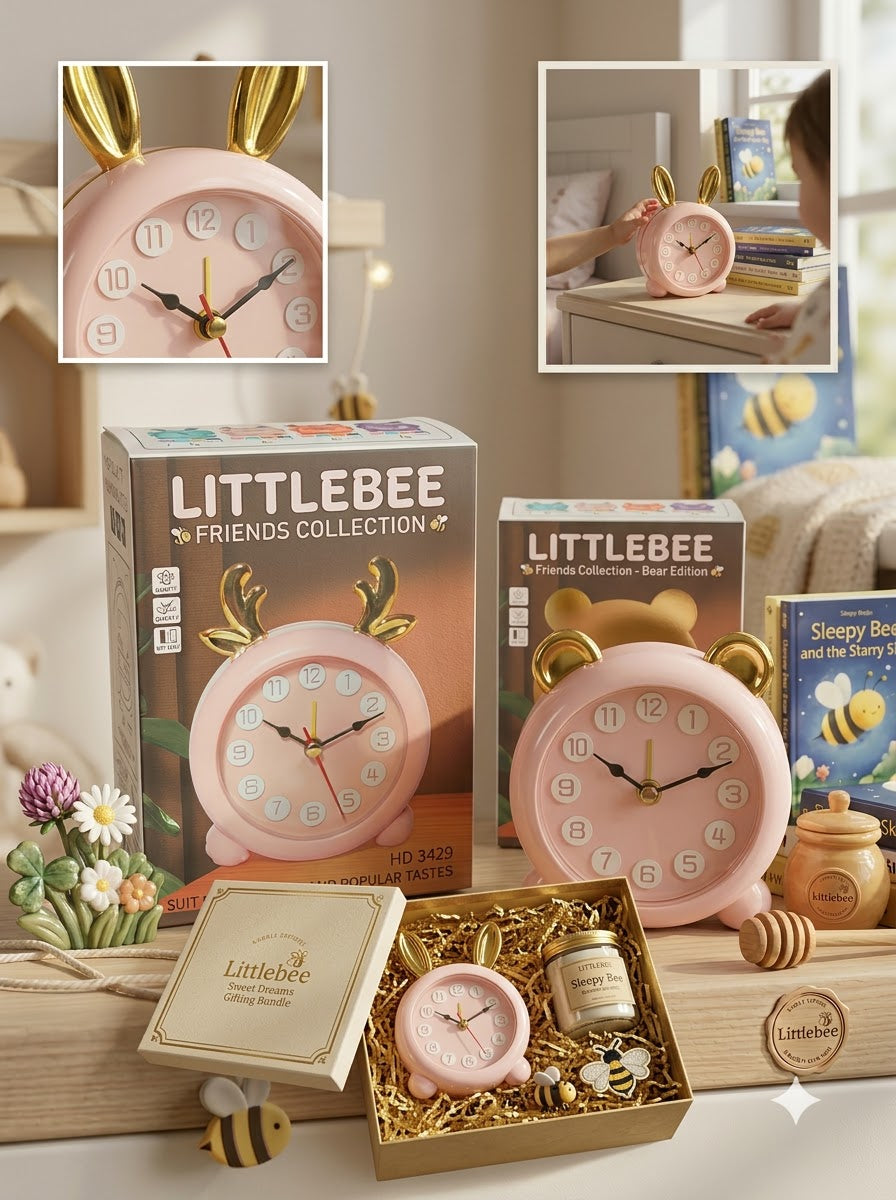 Cute Kawaii Bunny Ear Alarm Clock  | LittleBee