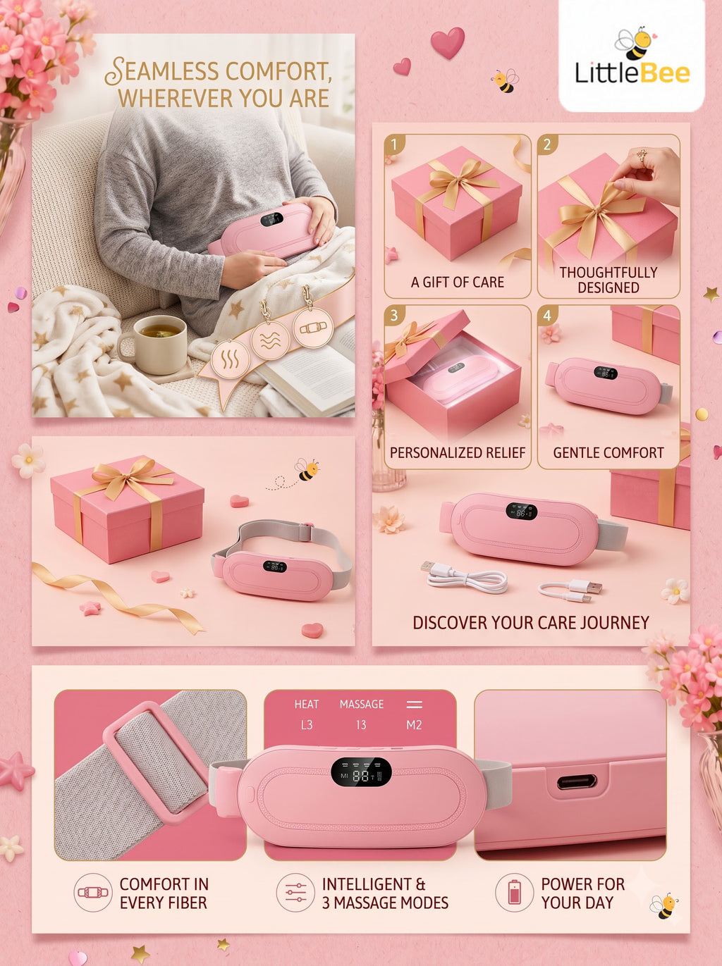 LittleBee Period Pain Relief Massager